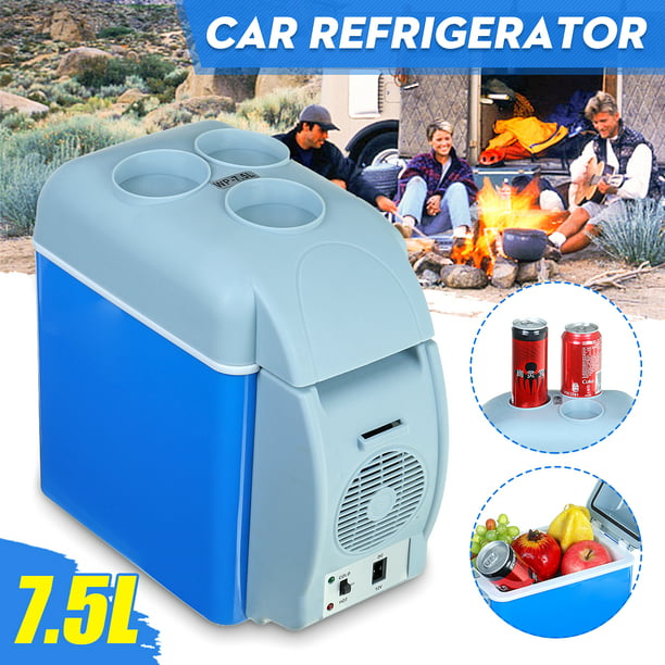 Small Car Fridge Cooler 12v Portable Electric Warmer Camping Travel Can Holder
